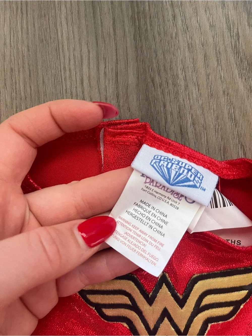 Wonder Woman Baby Costume Set Princess Paradise DC Tiara Headband Size 12-18 M